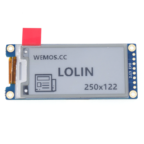 ePaper 2.13 shield for Lolin Wemos D1 mini